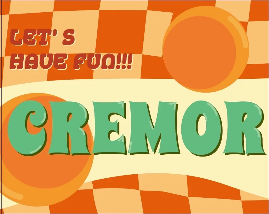 CREMORのロゴグラフィック