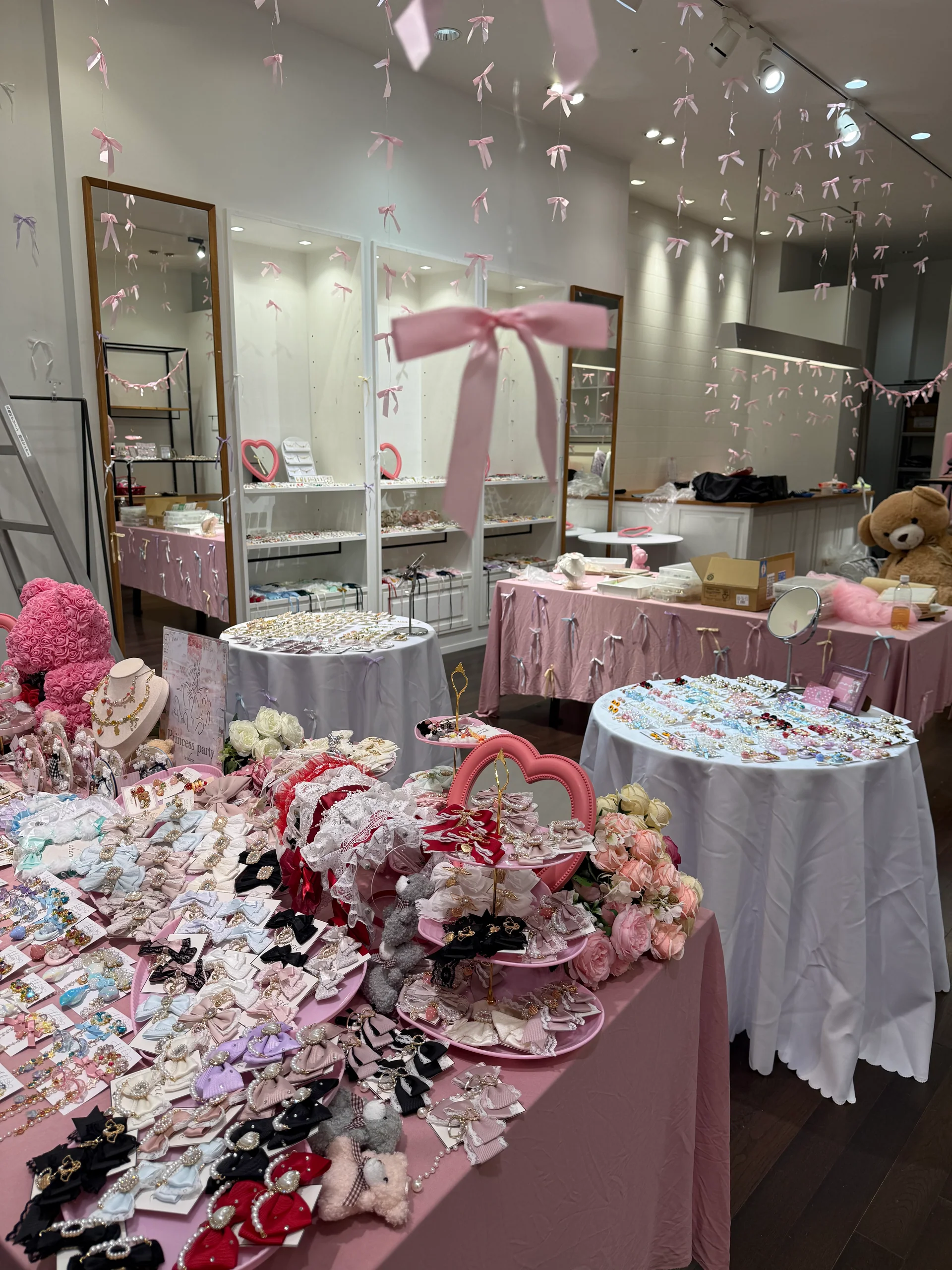 Princess Partyのアクセサリー什器